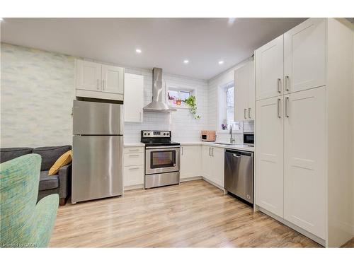 12 Baker Street, Hamilton, ON - Indoor Photo Showing Kitchen With Stainless Steel Kitchen