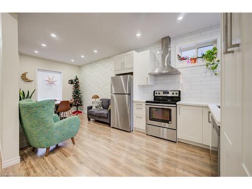 12 Baker Street, Hamilton, ON - Indoor Photo Showing Kitchen With Stainless Steel Kitchen
