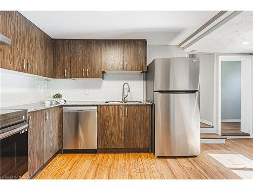 24 Rowanwood Street, Hamilton, ON - Indoor Photo Showing Kitchen With Stainless Steel Kitchen