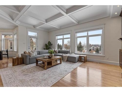 86 Canters Close, Kitchener, ON - Indoor Photo Showing Living Room With Fireplace