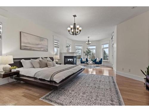 86 Canters Close, Kitchener, ON - Indoor With Fireplace