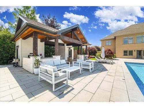 86 Canters Close, Kitchener, ON - Outdoor With In Ground Pool With Deck Patio Veranda