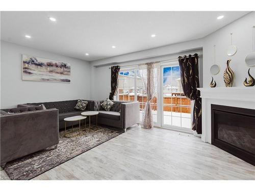 72 Rivertrail Avenue, Kitchener, ON - Indoor Photo Showing Living Room With Fireplace