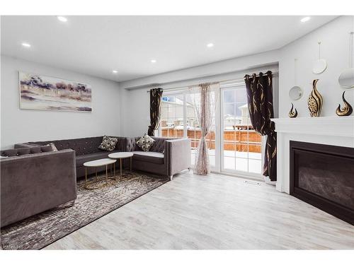 72 Rivertrail Avenue, Kitchener, ON - Indoor Photo Showing Living Room With Fireplace