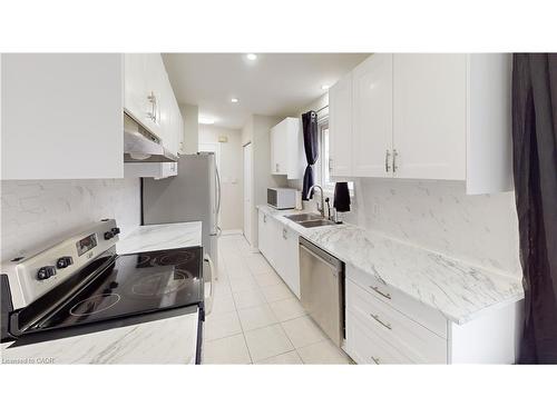 6 Adler Avenue, Hamilton, ON - Indoor Photo Showing Kitchen With Double Sink