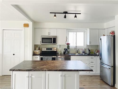 340 Pioneer Drive, Kitchener, ON - Indoor Photo Showing Kitchen With Double Sink