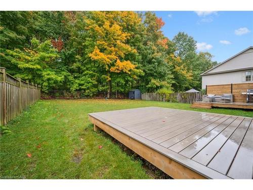 548 Peach Blossom Court, Kitchener, ON - Outdoor With Deck Patio Veranda With Backyard