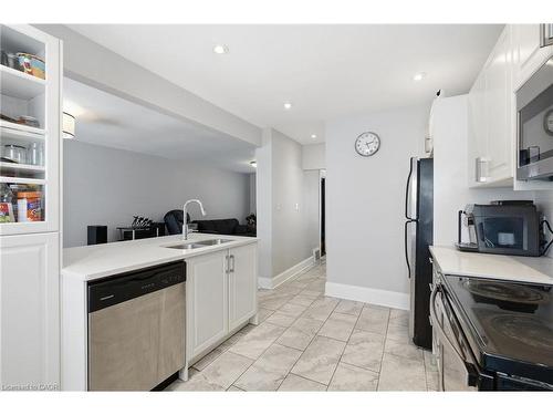 34 Balsam Avenue N, Hamilton, ON - Indoor Photo Showing Kitchen With Double Sink