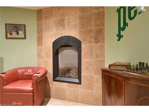 65 Rolston Drive, Hamilton, ON - Indoor With Fireplace