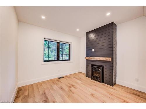 101 Wood Street, Kitchener, ON - Indoor With Fireplace