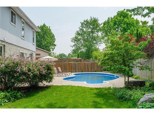 58 Mcleod Court, Kitchener, ON - Outdoor With In Ground Pool With Backyard