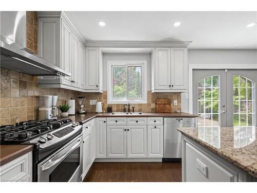 58 Mcleod Court, Kitchener, ON - Indoor Photo Showing Kitchen With Double Sink With Upgraded Kitchen