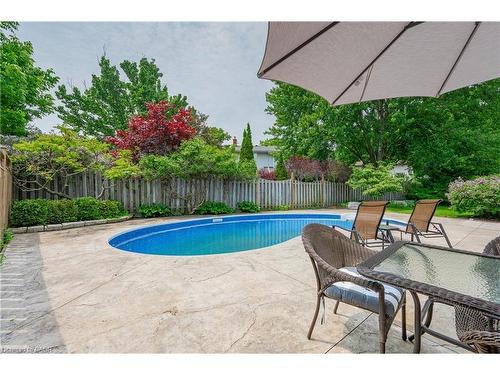 58 Mcleod Court, Kitchener, ON - Outdoor With In Ground Pool With Backyard