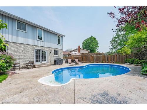 58 Mcleod Court, Kitchener, ON - Outdoor With In Ground Pool With Backyard