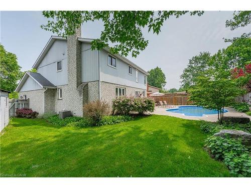 58 Mcleod Court, Kitchener, ON - Outdoor With In Ground Pool With Backyard With Exterior