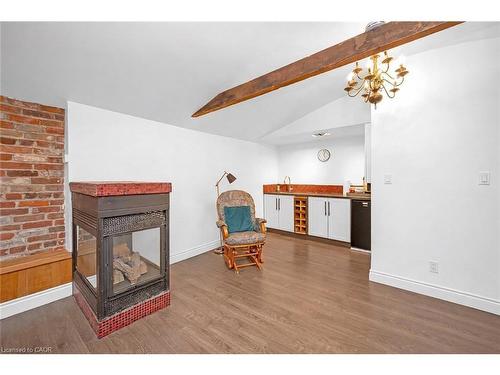 7 Foster Street, Hamilton, ON - Indoor Photo Showing Other Room With Fireplace