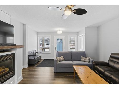 358 Clifton Road, Kitchener, ON - Indoor Photo Showing Living Room With Fireplace
