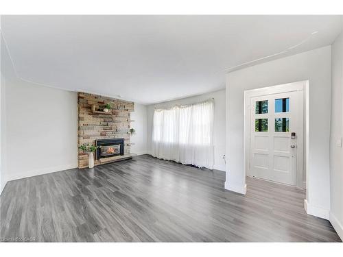167 Miles Road, Hamilton, ON - Indoor Photo Showing Living Room With Fireplace