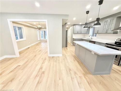 243 Riel Drive, Mississauga, ON - Indoor Photo Showing Kitchen With Upgraded Kitchen