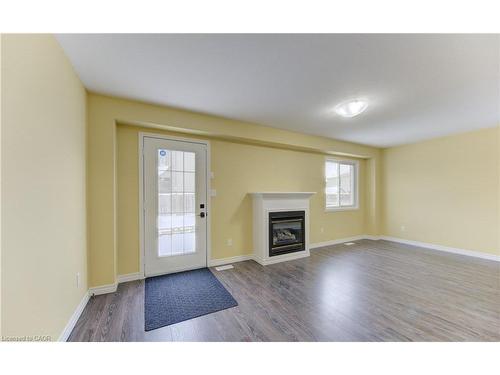 40 Red Clover Crescent, Kitchener, ON - Indoor Photo Showing Living Room With Fireplace