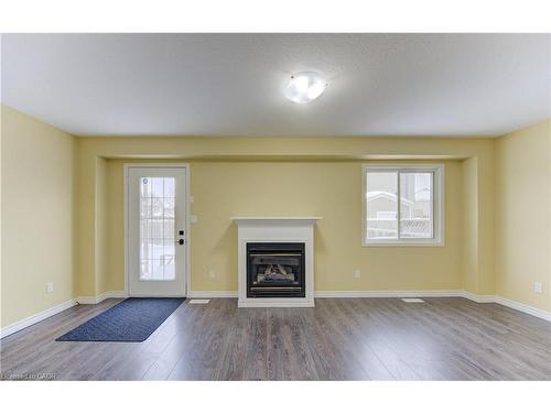 40 Red Clover Crescent, Kitchener, ON - Indoor Photo Showing Living Room With Fireplace