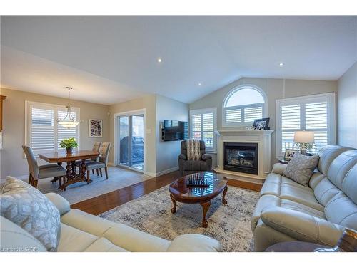 114 Mcguiness Drive, Brantford, ON - Indoor Photo Showing Living Room With Fireplace