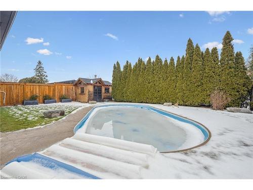 1352 Vancouver Crescent, Burlington, ON - Outdoor With In Ground Pool With Backyard
