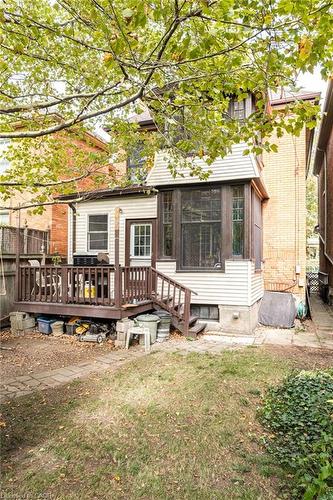 219 Charlton Avenue W, Hamilton, ON - Outdoor With Deck Patio Veranda