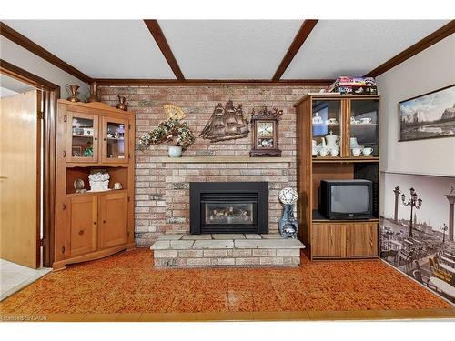 255 Highway 8, Hamilton, ON - Indoor Photo Showing Living Room With Fireplace