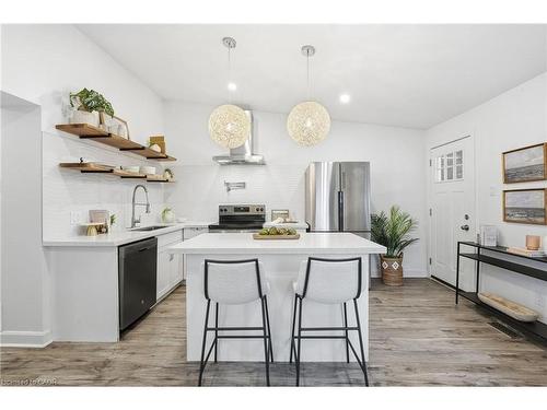 48 Frederick Avenue, Hamilton, ON - Indoor Photo Showing Kitchen With Upgraded Kitchen