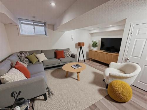 48 Rockcliffe Drive, Kitchener, ON - Indoor Photo Showing Living Room With Fireplace