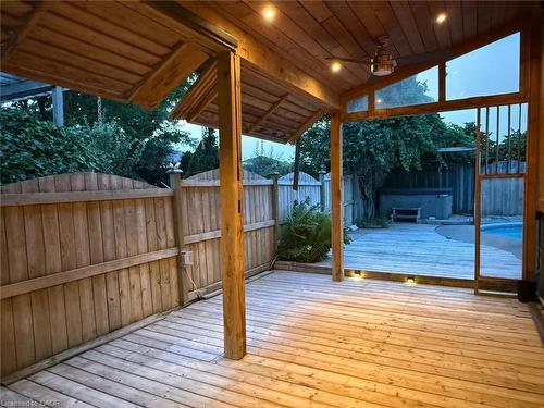 60 Denlow Street, Kitchener, ON - Outdoor With Deck Patio Veranda With Exterior