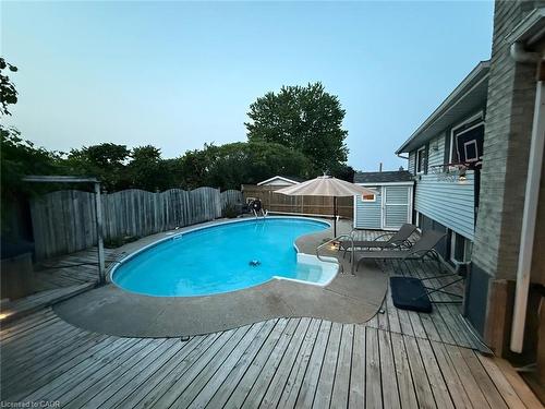 60 Denlow Street, Kitchener, ON - Outdoor With In Ground Pool