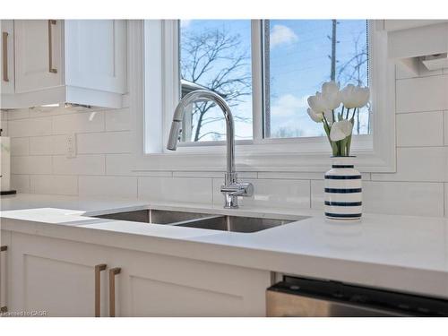 66 Cesar Place, Ancaster, ON - Indoor Photo Showing Kitchen With Double Sink
