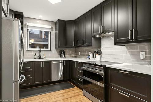 17 Gary Avenue, Hamilton, ON - Indoor Photo Showing Kitchen With Upgraded Kitchen