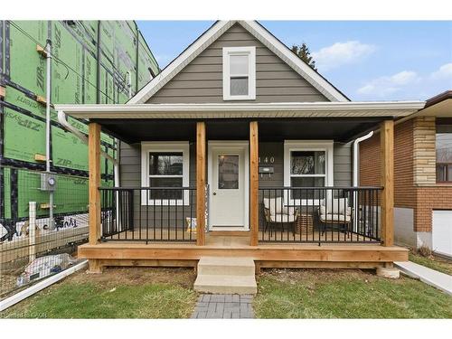 140 Royal Avenue, Hamilton, ON - Outdoor With Deck Patio Veranda With Facade
