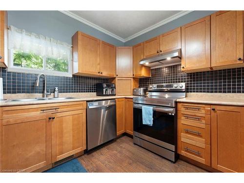 17 Bertha Street, Simcoe, ON - Indoor Photo Showing Kitchen With Double Sink