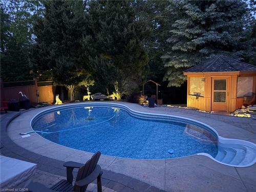 113 Deer Ridge Drive, Kitchener, ON - Outdoor With In Ground Pool With Deck Patio Veranda With Backyard