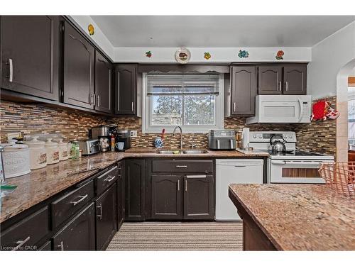 53 Bluerock Crescent, Cambridge, ON - Indoor Photo Showing Kitchen With Double Sink