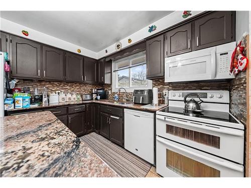 53 Bluerock Crescent, Cambridge, ON - Indoor Photo Showing Kitchen With Double Sink