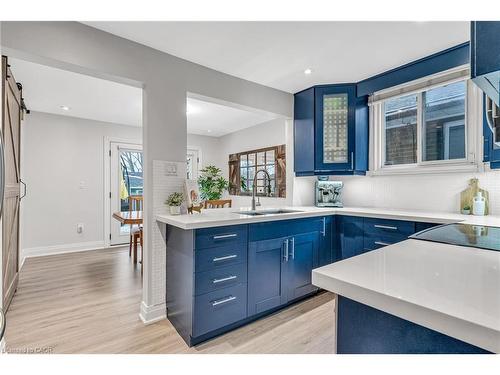 1034 Meredith Avenue, Mississauga, ON - Indoor Photo Showing Kitchen With Double Sink