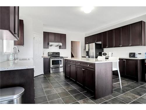 320 Robert Ferrie Drive, Kitchener, ON - Indoor Photo Showing Kitchen With Double Sink