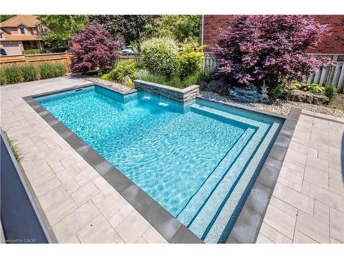 1399 Winterberry Drive, Burlington, ON - Outdoor With In Ground Pool With Deck Patio Veranda