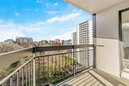 1208-150 Charlton Avenue E, Hamilton, ON - Outdoor With Balcony With Exterior