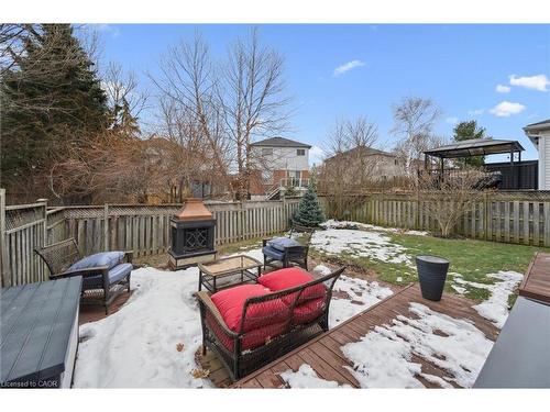 55 Enfield Drive, Cambridge, ON - Outdoor With Deck Patio Veranda With Backyard