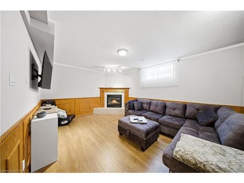 47 Burnt Ember Court, Kitchener, ON - Indoor Photo Showing Living Room With Fireplace