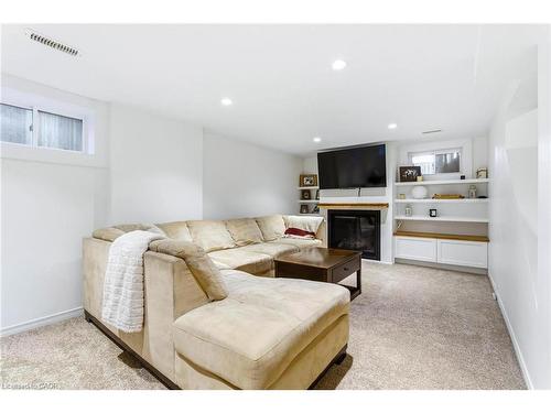 779 Rockway Drive, Kitchener, ON - Indoor Photo Showing Living Room With Fireplace
