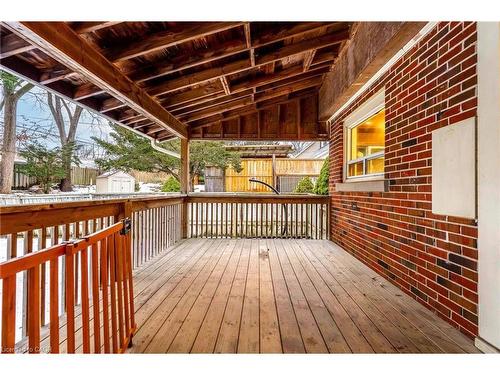 779 Rockway Drive, Kitchener, ON - Outdoor With Deck Patio Veranda With Exterior