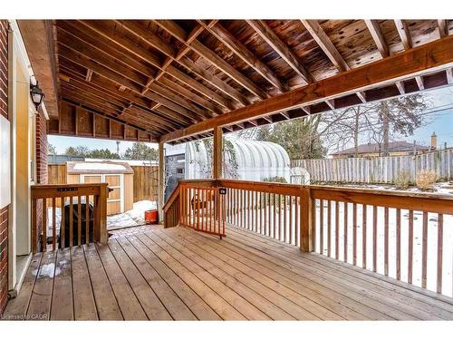 779 Rockway Drive, Kitchener, ON - Outdoor With Deck Patio Veranda With Exterior