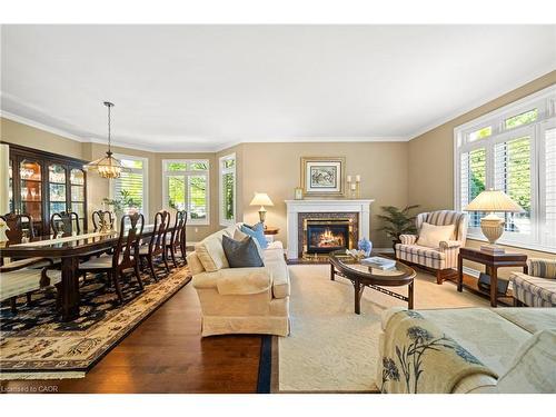 4165 Stonebridge Crescent, Burlington, ON - Indoor Photo Showing Living Room With Fireplace
